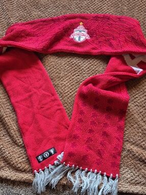 Toronto FC Soccer Red Supporter Scarf